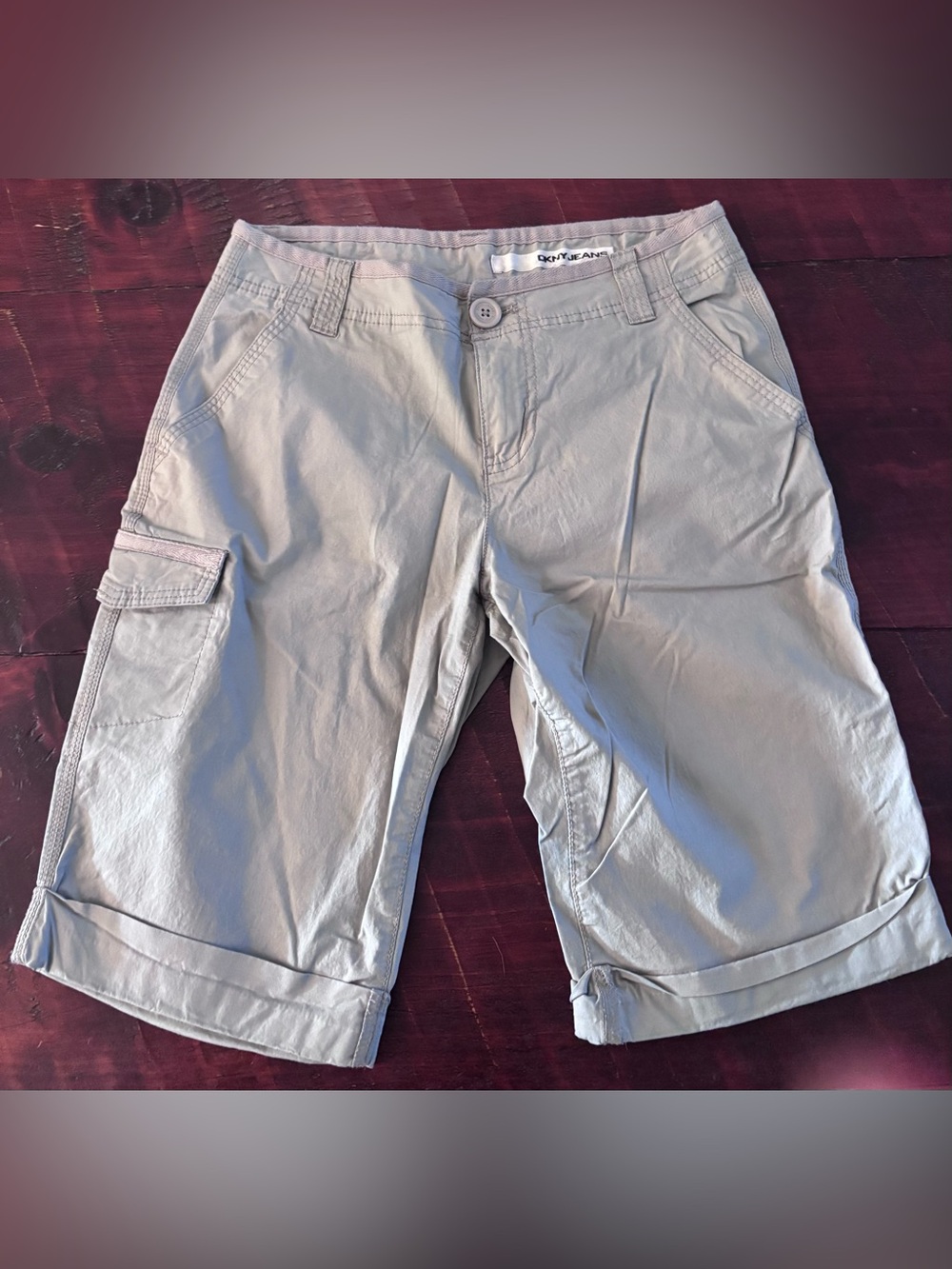 DKNY Women's Tan Cargo Shorts